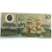 AUSTRALIA 1988 . TEN 10 DOLLARS BANKNOTES . FRASER/JOHNSTON . CONSECUTIVE PAIR